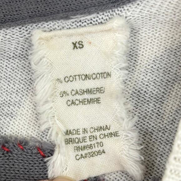 Anthropologie Field and Flower Loop Stack 3/4 Sleeve Cardigan Sweater Size XS - Picture 3 of 4